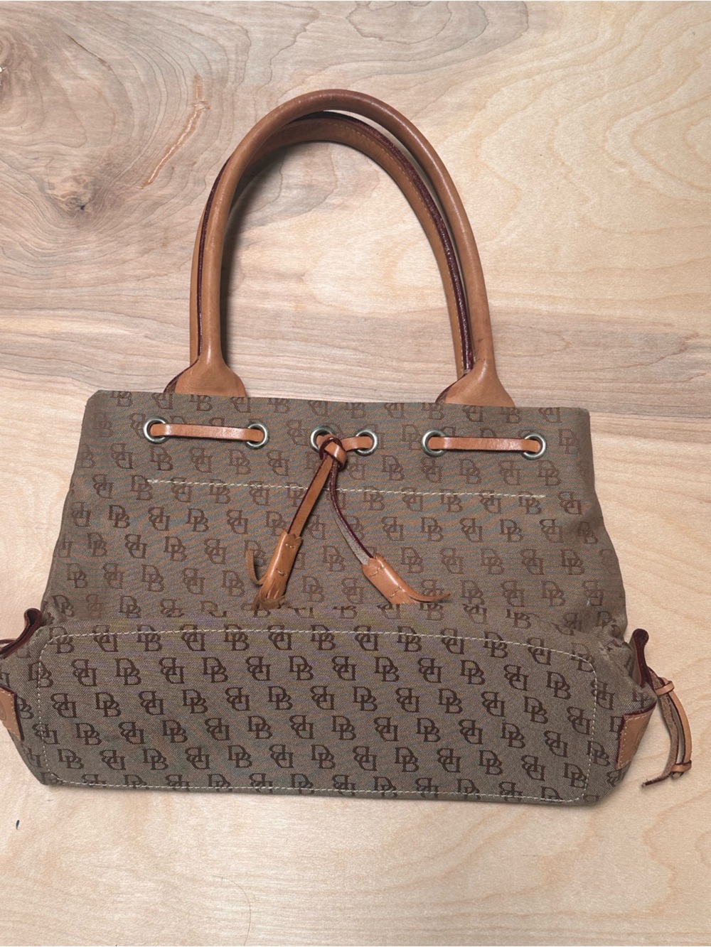 Dooney & Bourke Brown Monogram Tote Bag